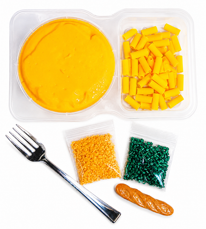 Mac n Cheese Slime Kit – DIY Butter Slime with Clay & Toppings