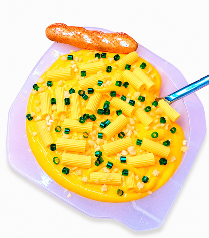 Mac n Cheese Slime Kit – DIY Butter Slime with Clay & Toppings