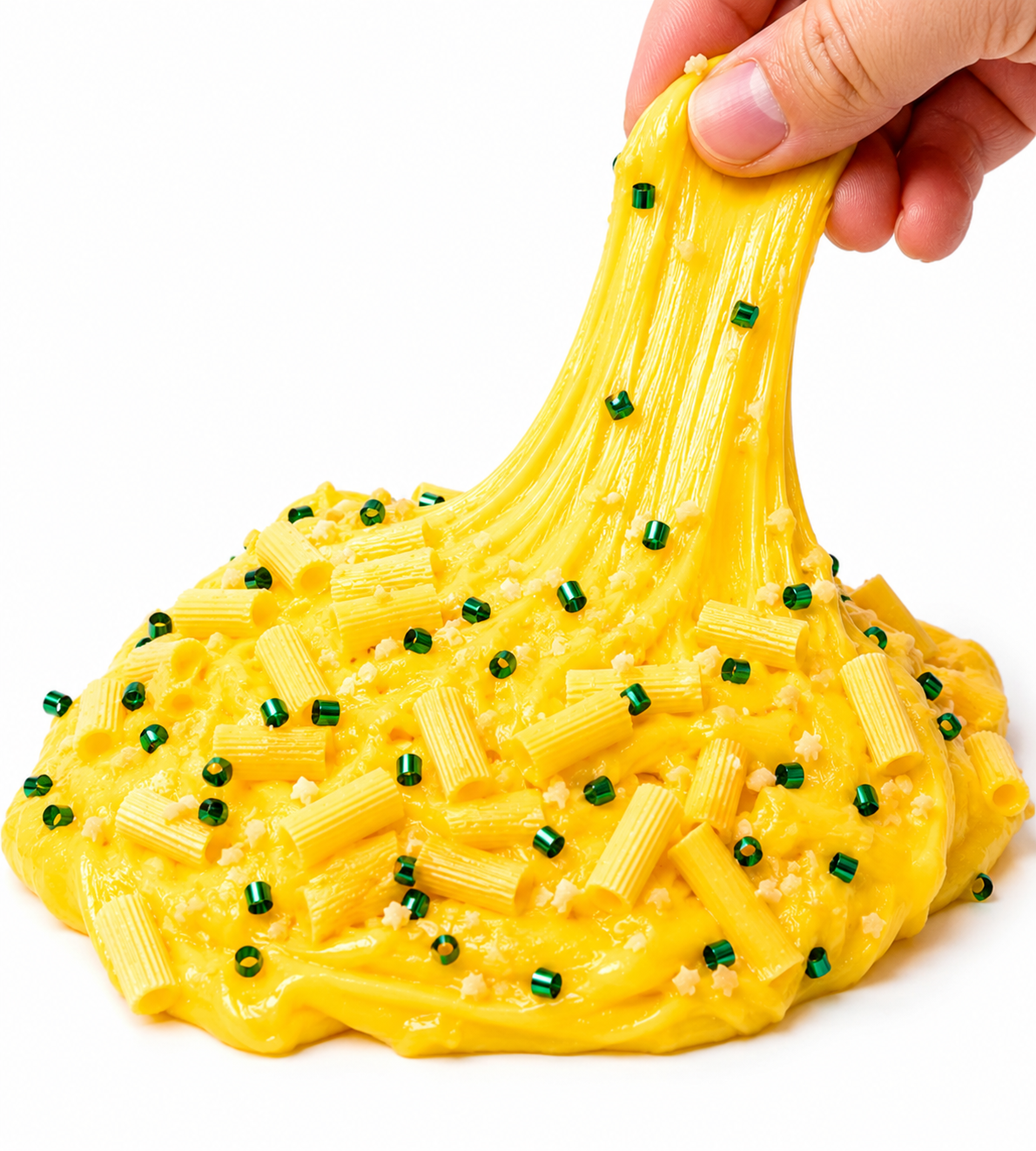 Mac n Cheese Slime Kit – DIY Butter Slime with Clay & Toppings