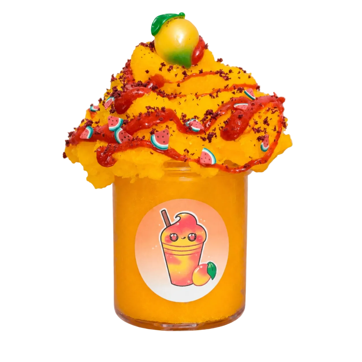 Mangonada Chamoy Slime – Icee Slime with Charms & Add-Ins