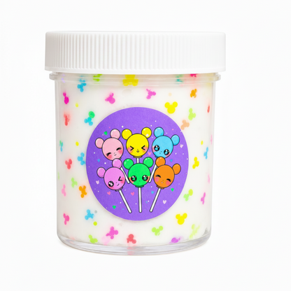 Micky Glow Pop Slime – Thick Glossy Slime with UV Light & Charm