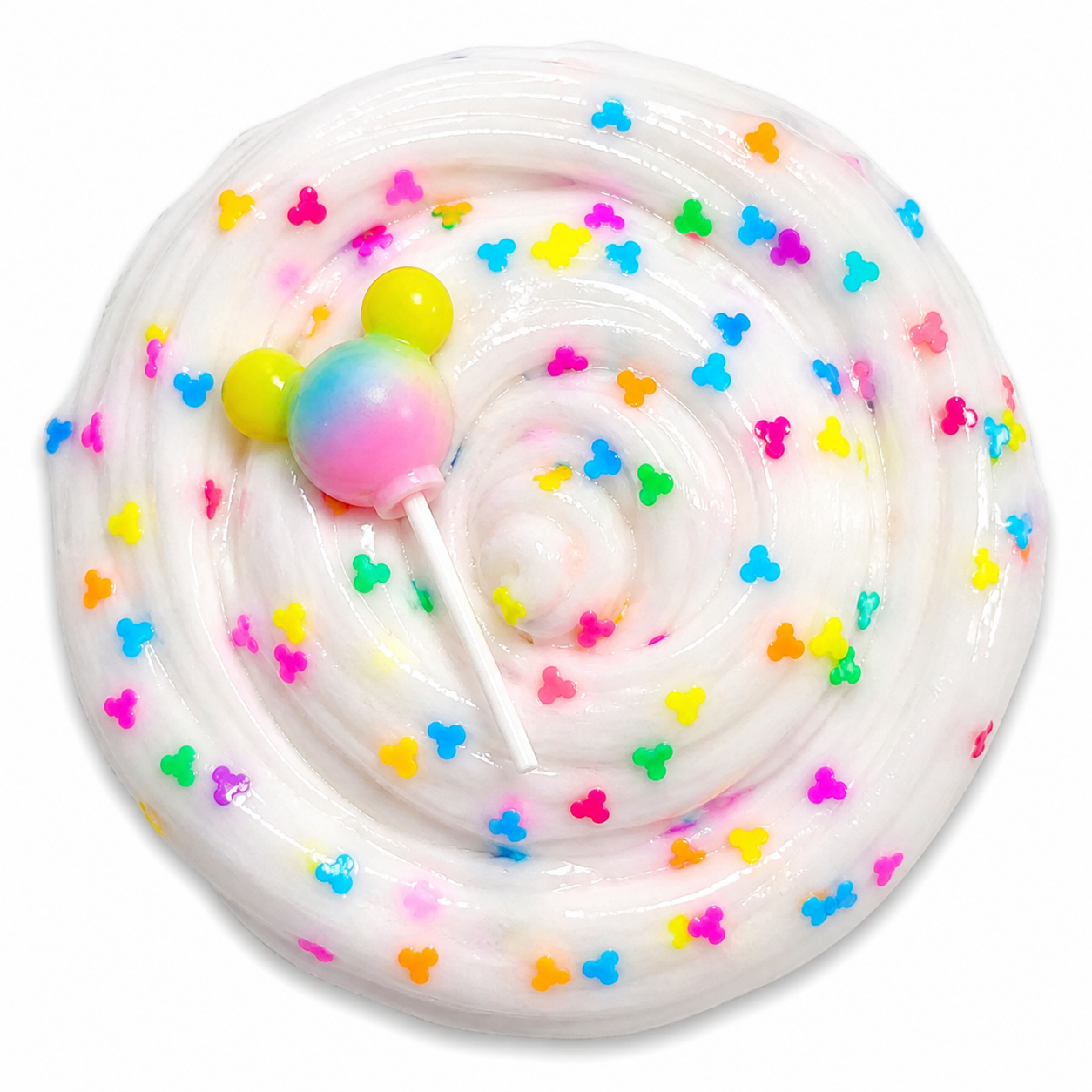 Micky Glow Pop Slime – Thick Glossy Slime with UV Light & Charm