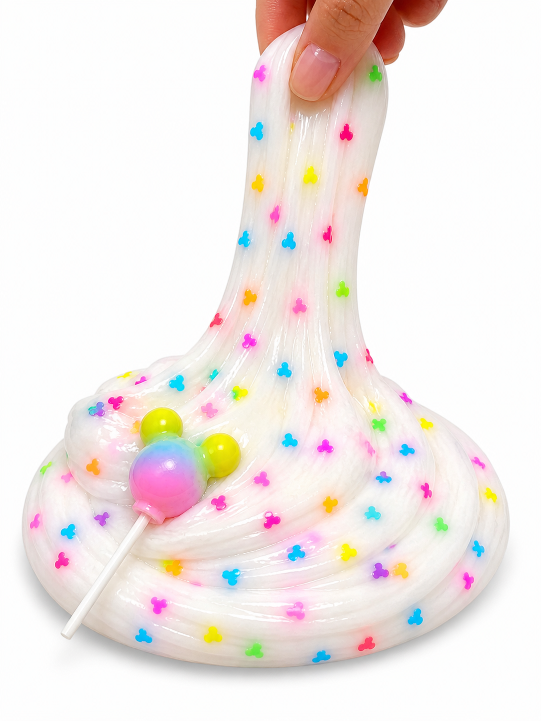 Micky Glow Pop Slime – Thick Glossy Slime with UV Light & Charm