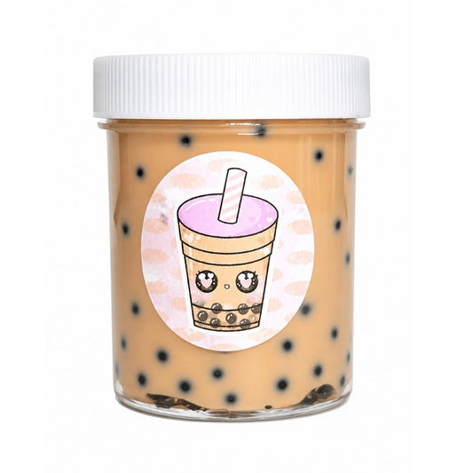 Milk Boba Slime – Thick Glossy Slime Bubble Tea Scented