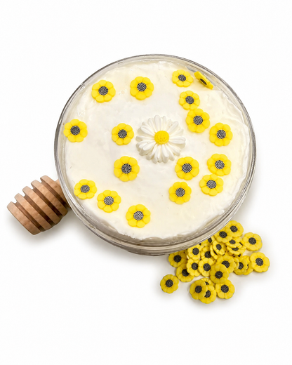 Milk & Honey Slime – Butter Slime with Clay Cap & Honey Toppings