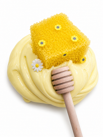 Milk & Honey Slime – Butter Slime with Clay Cap & Honey Toppings