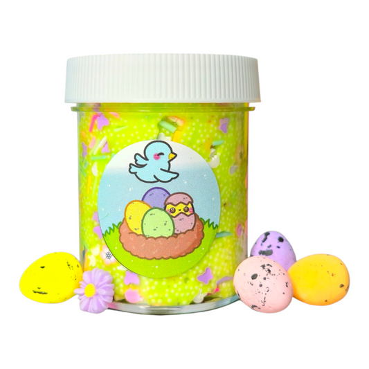 Robins Egg Nest Slime – Crunchy Micro Floam Slime