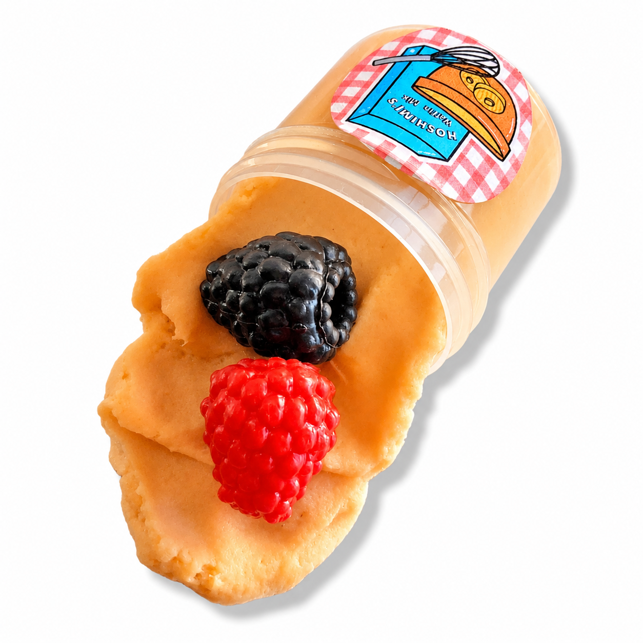 Mini Waffles & Berries Slime Kit – DIY Butter Slime with Clay & Toppings