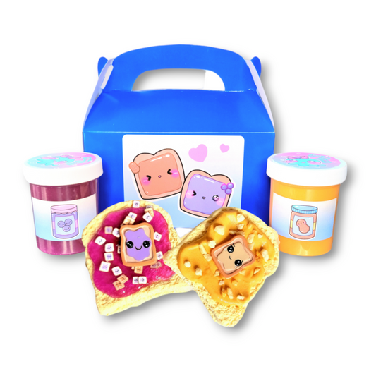 PB & J Full Size DIY Handmade Slime Kit Slime by Hoshimi Slimes LLC | Hoshimi Slimes LLC