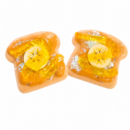 Peanut Butter Banana Slime Kit – DIY Butter Slime with Toast & Toppings