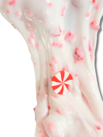 Peppermint Bark Thicky Slime – Handmade Scented Slime for Ages 8+ – Sensory Play Toy - Hoshimi Slimes