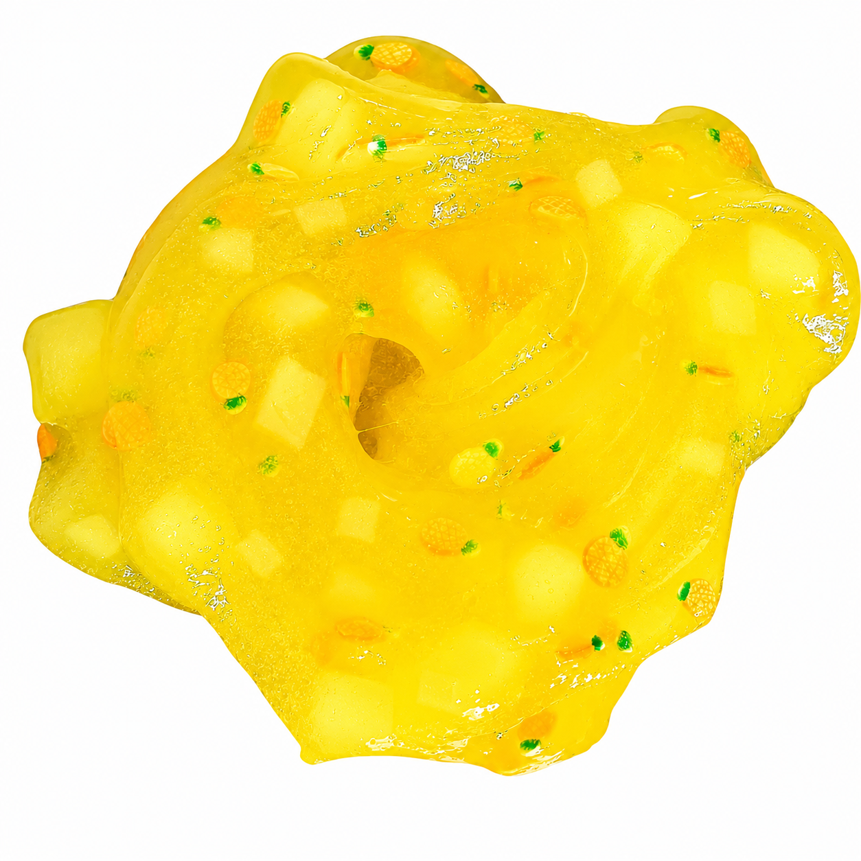Pineapple Wax Pop Slime Kit – DIY Jelly Cube Slime with Wax Coated Pineapple