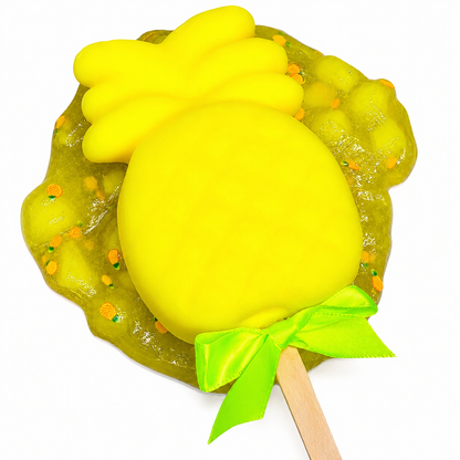 Pineapple Wax Pop Slime Kit – DIY Jelly Cube Slime with Wax Coated Pineapple