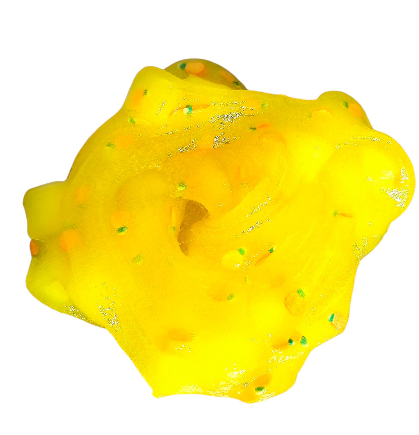 Pineapple Jelly Cube Slime – Clear Crunchy Jelly Slime Scented