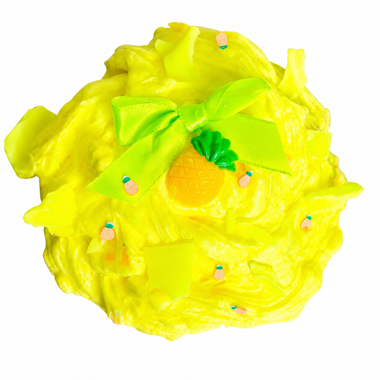 Pineapple Wax Pop Slime Kit – DIY Jelly Cube Slime with Wax Coated Pineapple