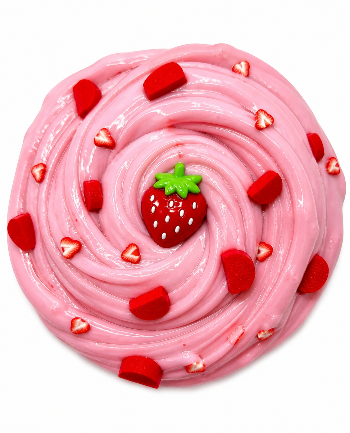 Pink Drink Slime – Thick Glossy Slime Strawberry Coconut Scented