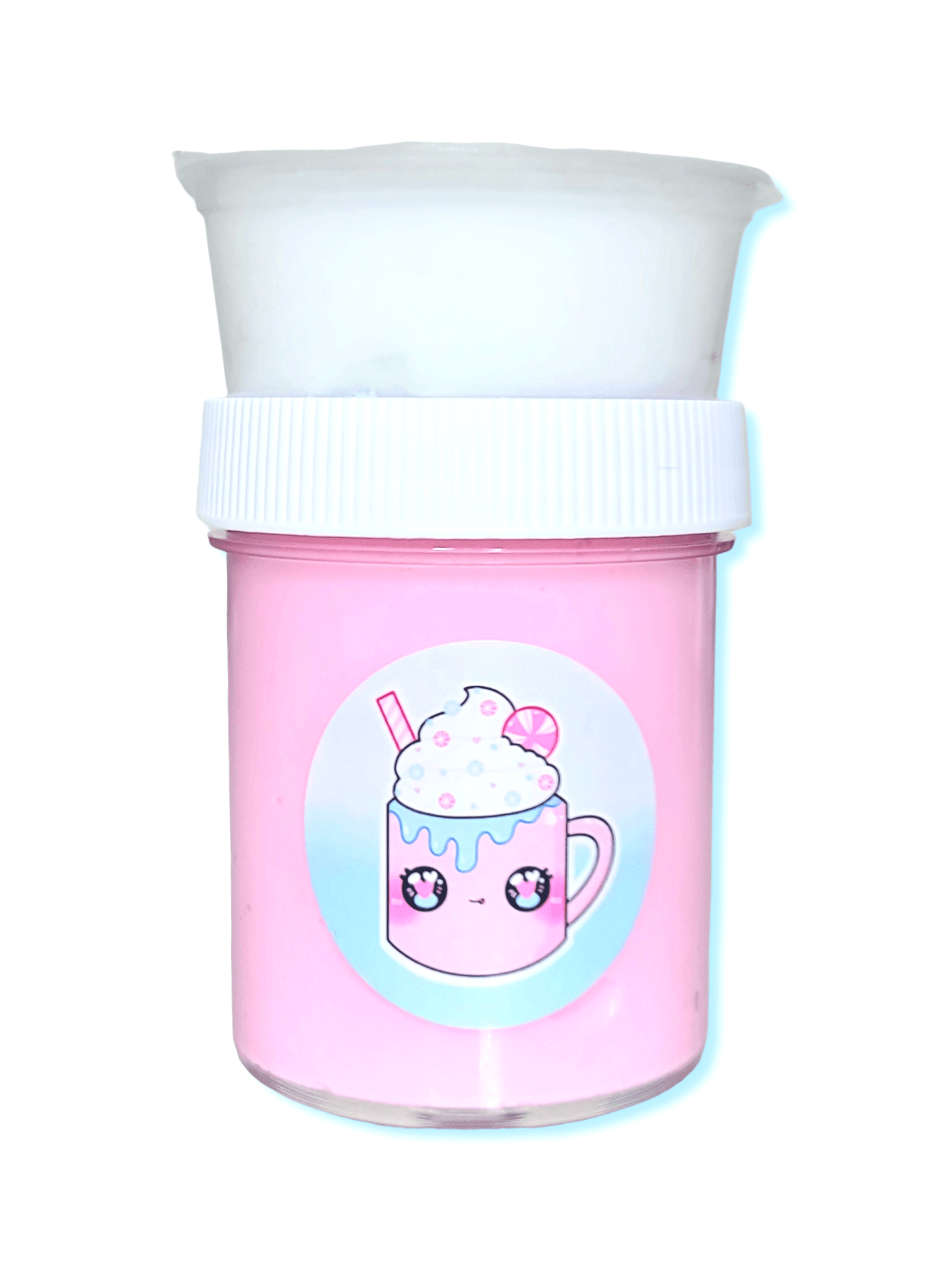 Pink Hot Coco Handmade Scented Butter Cloud Slime Slime by Hoshimi Slimes LLC | Hoshimi Slimes LLC