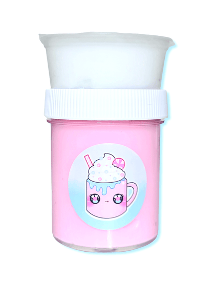Pink Hot Coco Handmade Scented Butter Cloud Slime Slime by Hoshimi Slimes LLC | Hoshimi Slimes LLC