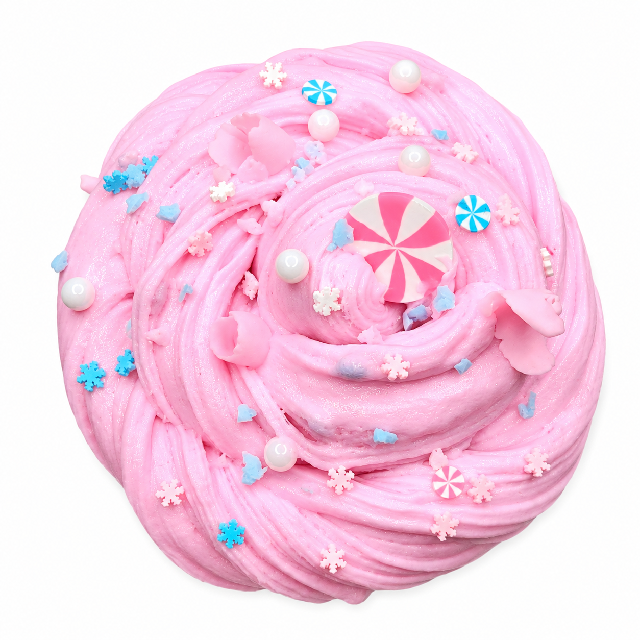 Pink Hot Cocoa Slime – Butter Cloud Slime with Whip & Toppings