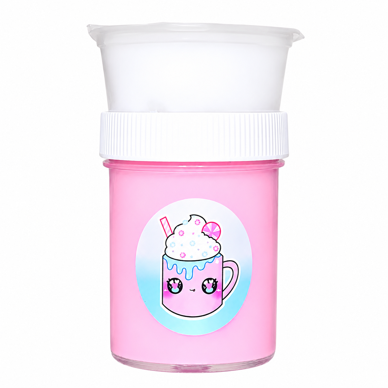 Pink Hot Cocoa Slime – Butter Cloud Slime with Whip & Toppings