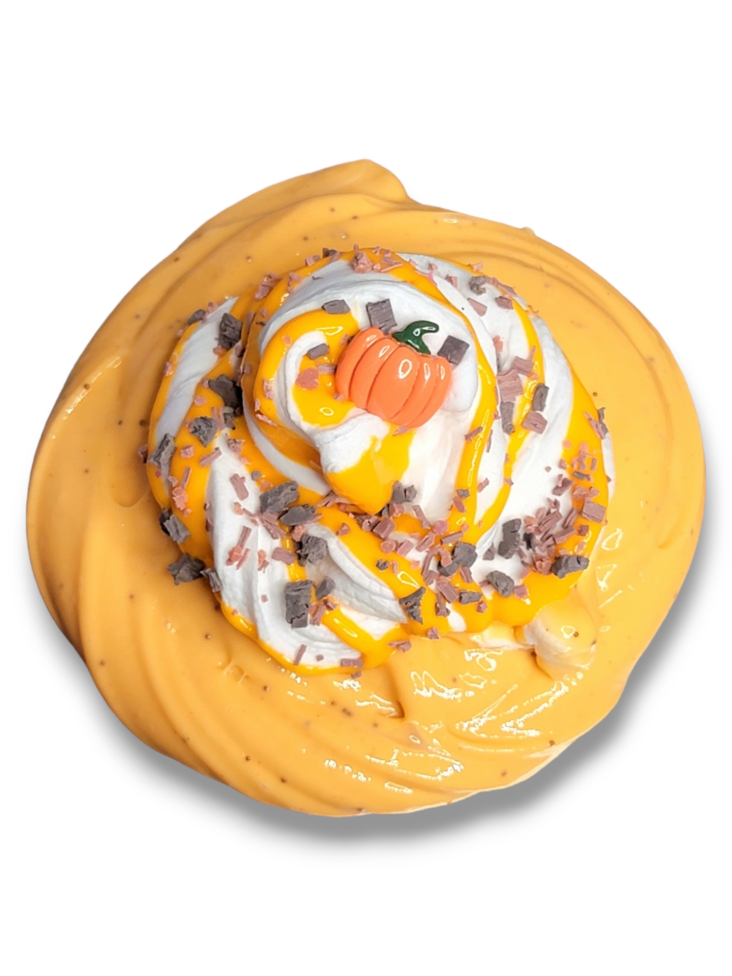 Pumpkin Cookie Crumble Frappe Handmade Scented Slime Fall 8oz Slime by Hoshimi Slimes LLC | Hoshimi Slimes LLC