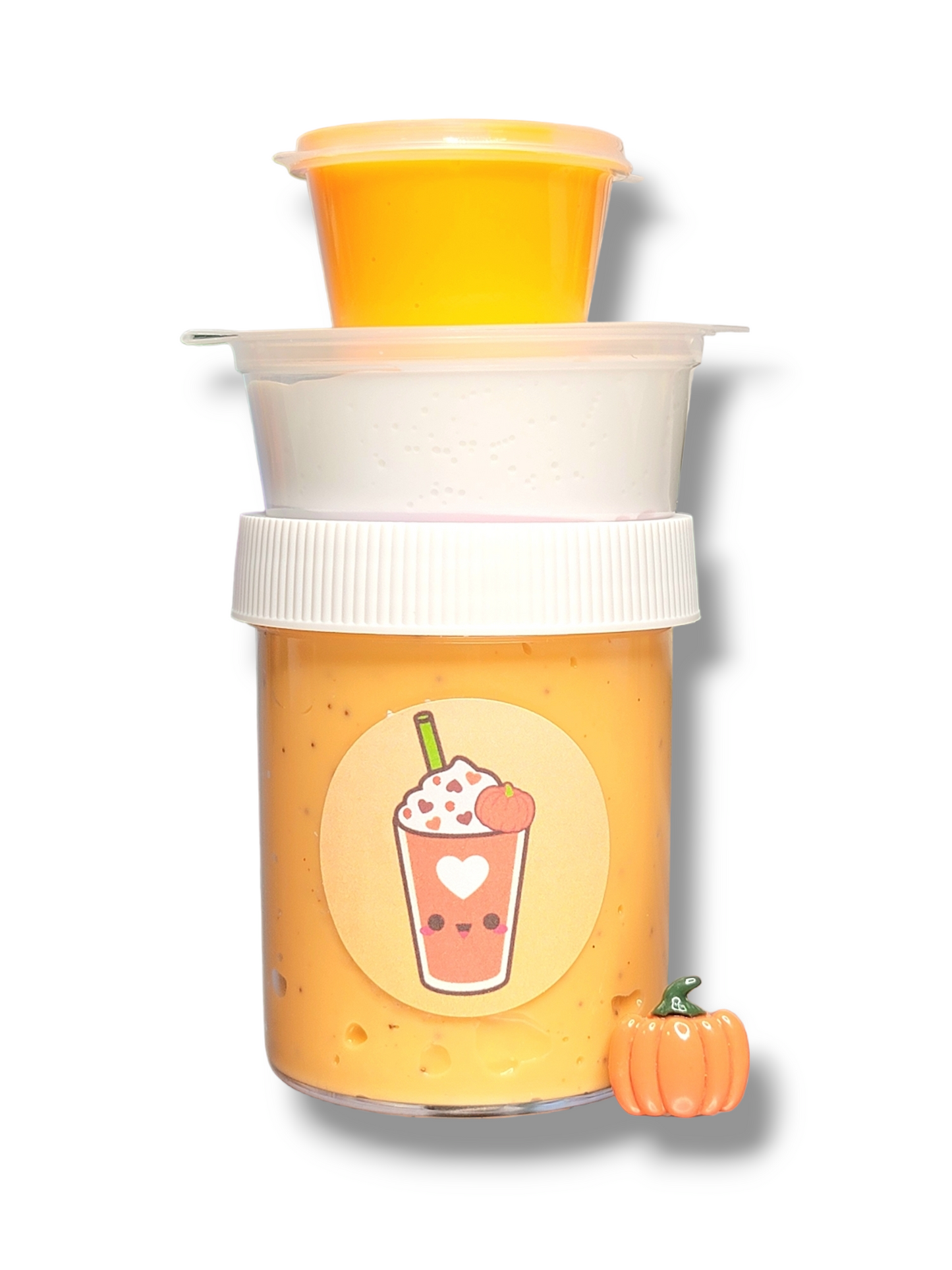 Pumpkin Cookie Crumble Frappe Handmade Scented Slime Fall Slime by Hoshimi Slimes LLC | Hoshimi Slimes LLC