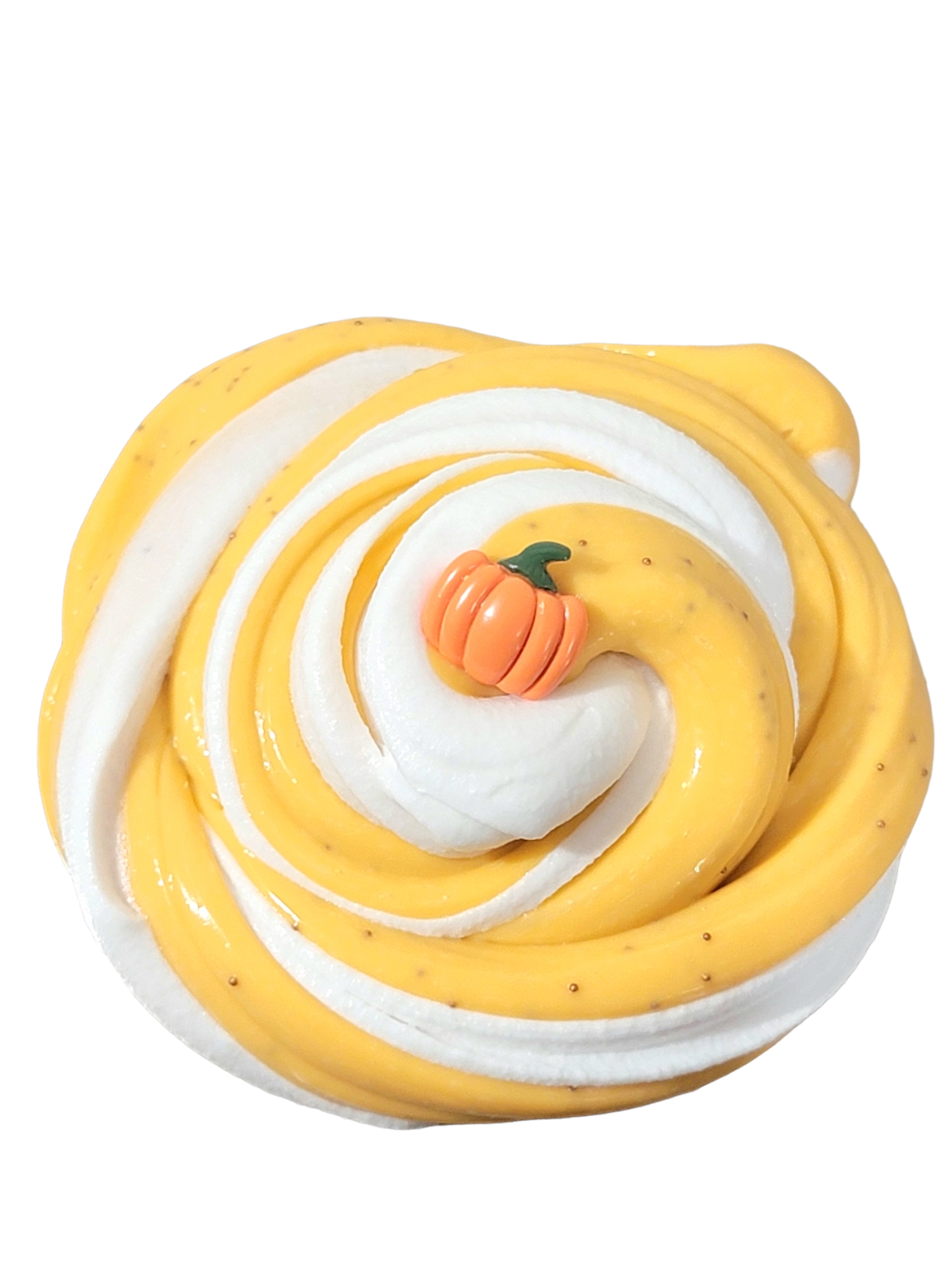 Pumpkin Latte With Cold Foam Handmade Scented Slime 10oz Slime by Hoshimi Slimes LLC | Hoshimi Slimes LLC