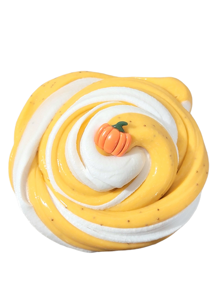 Pumpkin Latte With Cold Foam Handmade Scented Slime 10oz Slime by Hoshimi Slimes LLC | Hoshimi Slimes LLC