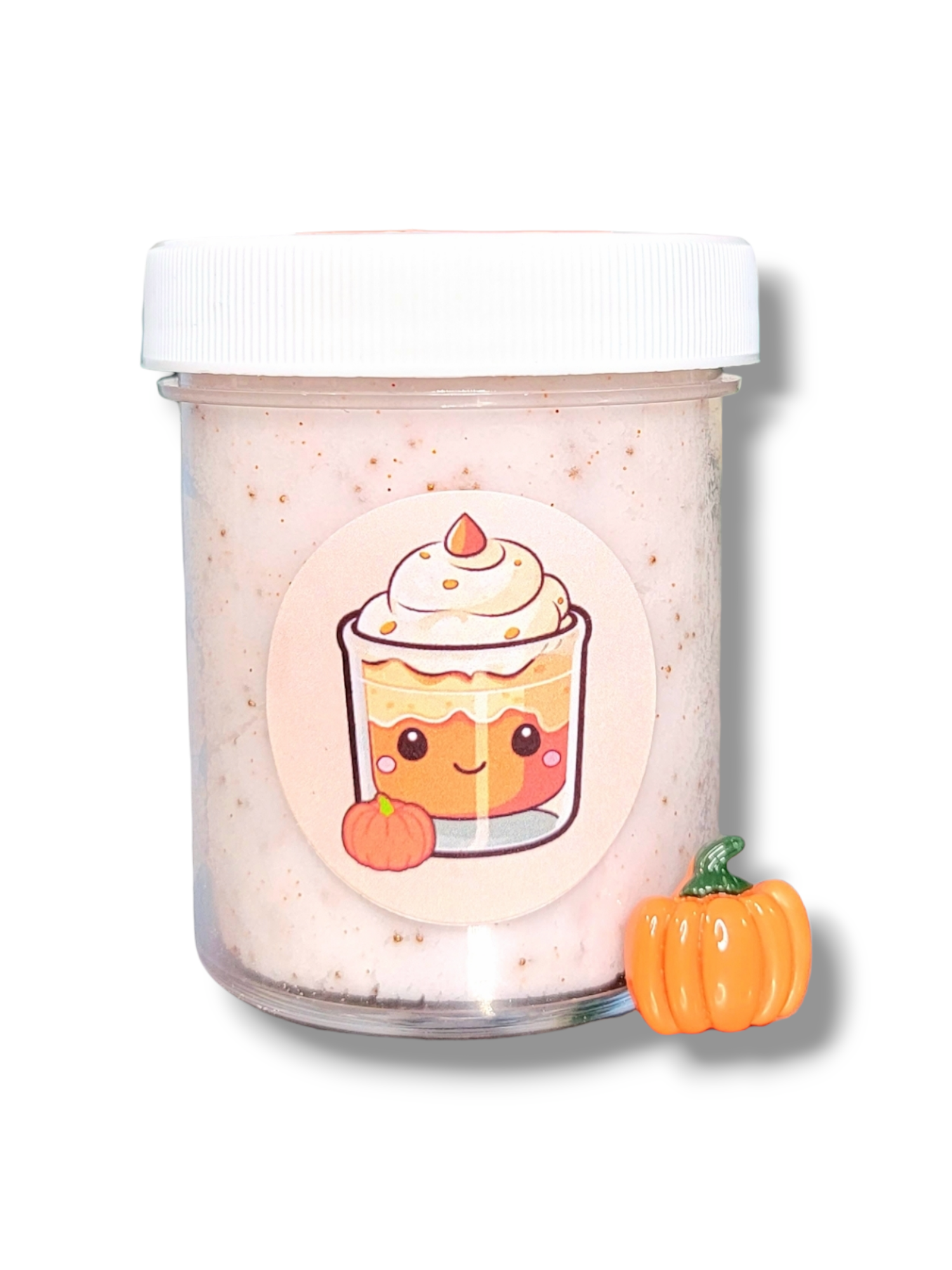 Pumpkin Spice Fried Ice Cream Handmade Cloud Slime Slime by Hoshimi Slimes LLC | Hoshimi Slimes LLC