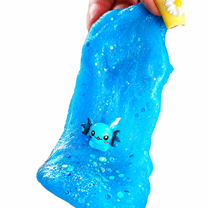 Rainbow Axolotl Slime Set – 4pc Scented Jelly Slimes with Charms