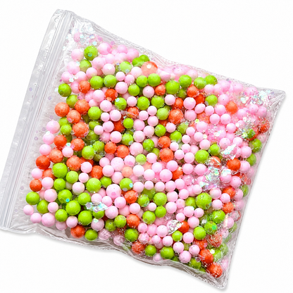 Rainbow Sherbet Slime – Fluffy Cloud Slime with Beads
