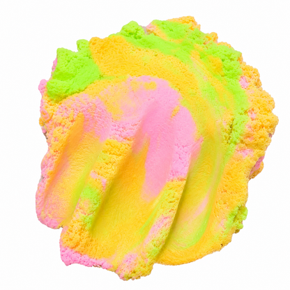 Rainbow Sherbet Slime – Fluffy Cloud Slime with Beads