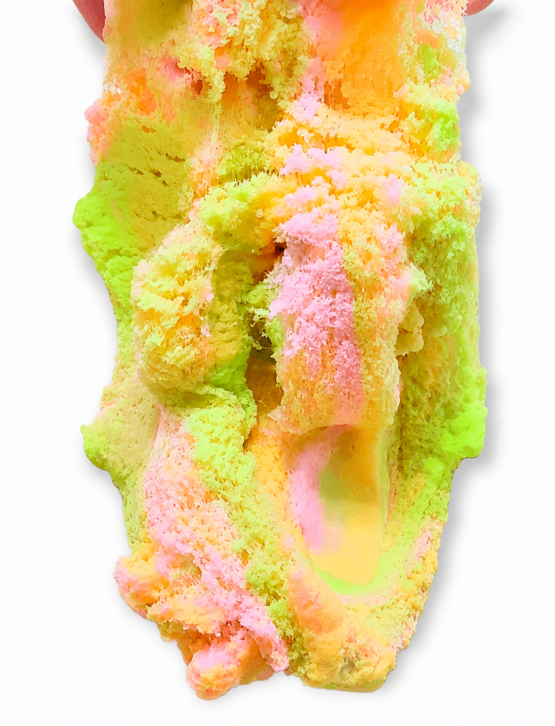 Rainbow Sherbet Slime – Fluffy Cloud Slime with Beads