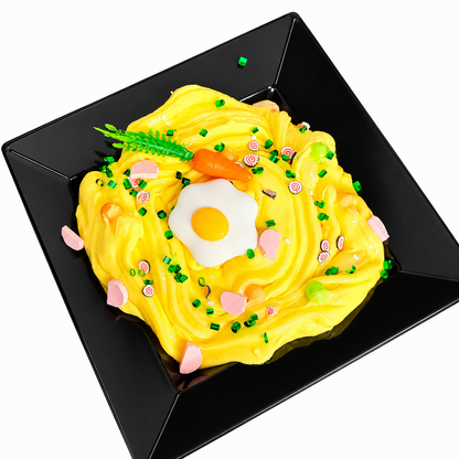 Ramen Slime Kit – DIY Clear Slime with Clay Noodles & Toppings