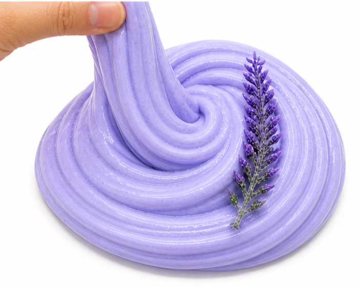 Relax Slime – Lavender Chamomile Butter Slime with Charm