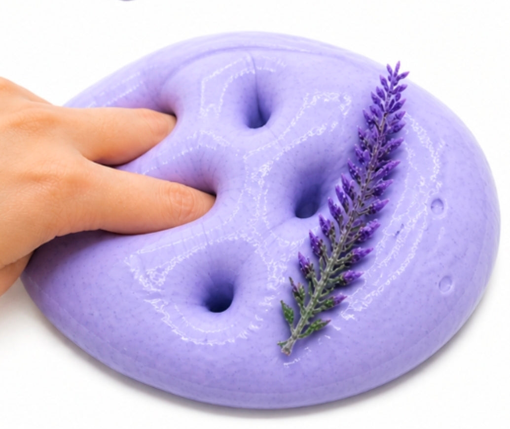 Relax Slime – Lavender Chamomile Butter Slime with Charm