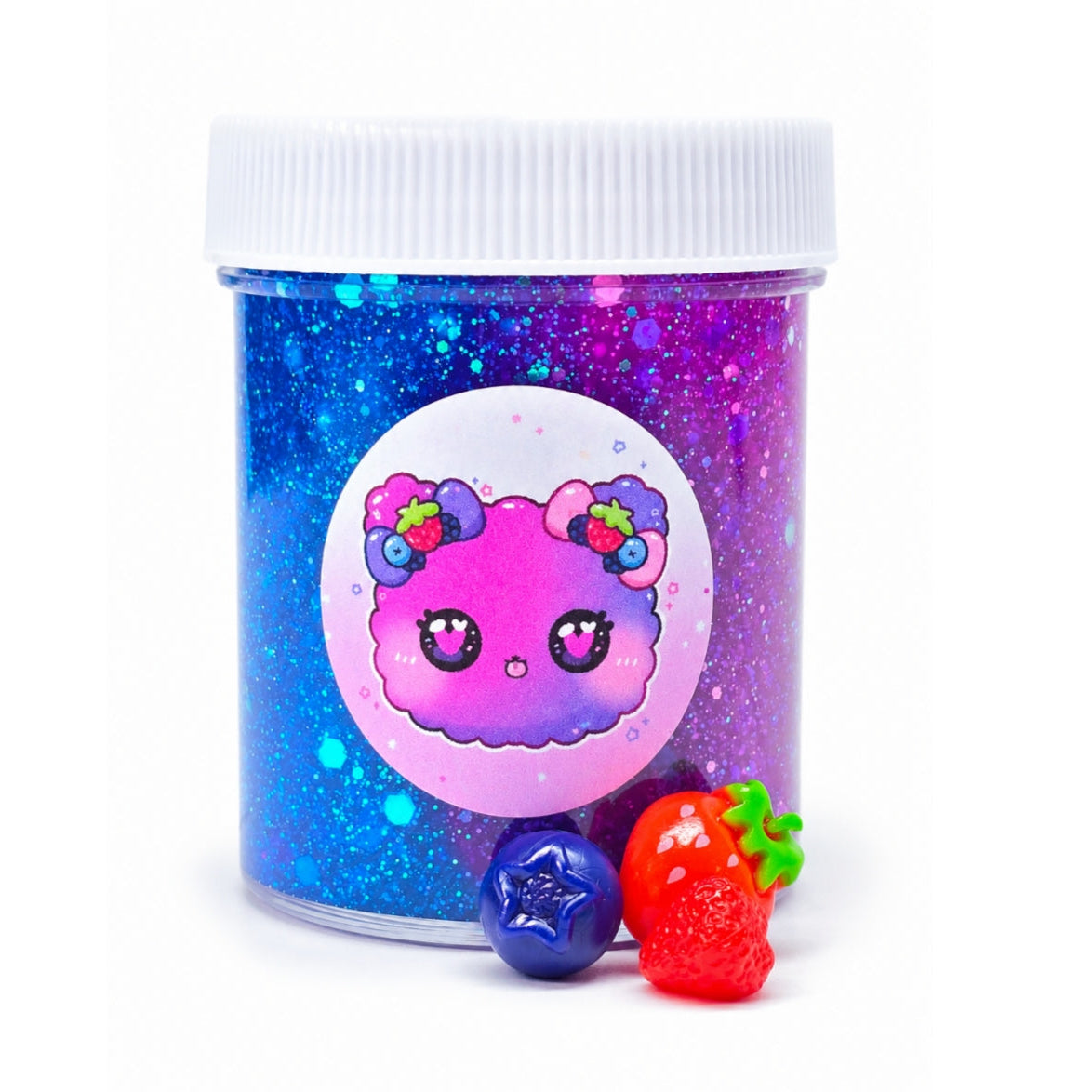 Beary Bliss Slime – Jelly Slime with Charms Mixed Berry Scented