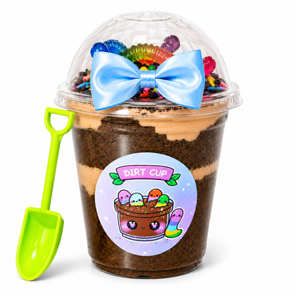 Dirt Cup Slime Kit – DIY Hybrid Snowfizz Butter Slime with Worm Charms