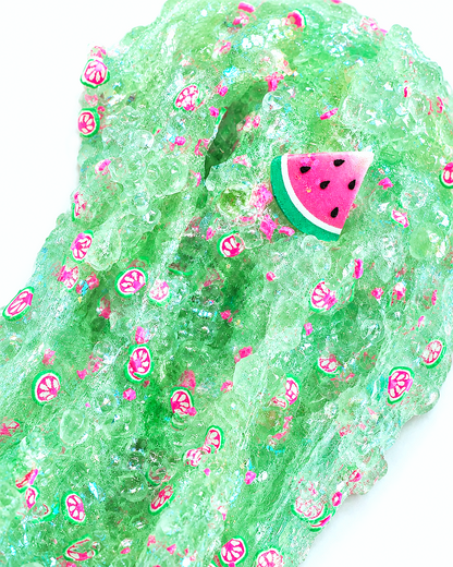 Watermelon Iced Refresher Slime – Scented Sugar Scrub Slime with Charm