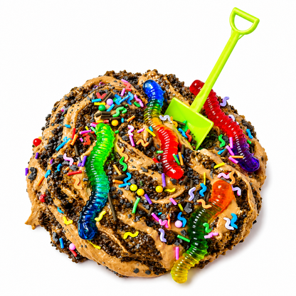 Dirt Cup Slime Kit – DIY Hybrid Snowfizz Butter Slime with Worm Charms