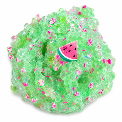 Watermelon Iced Refresher Slime – Scented Sugar Scrub Slime with Charm