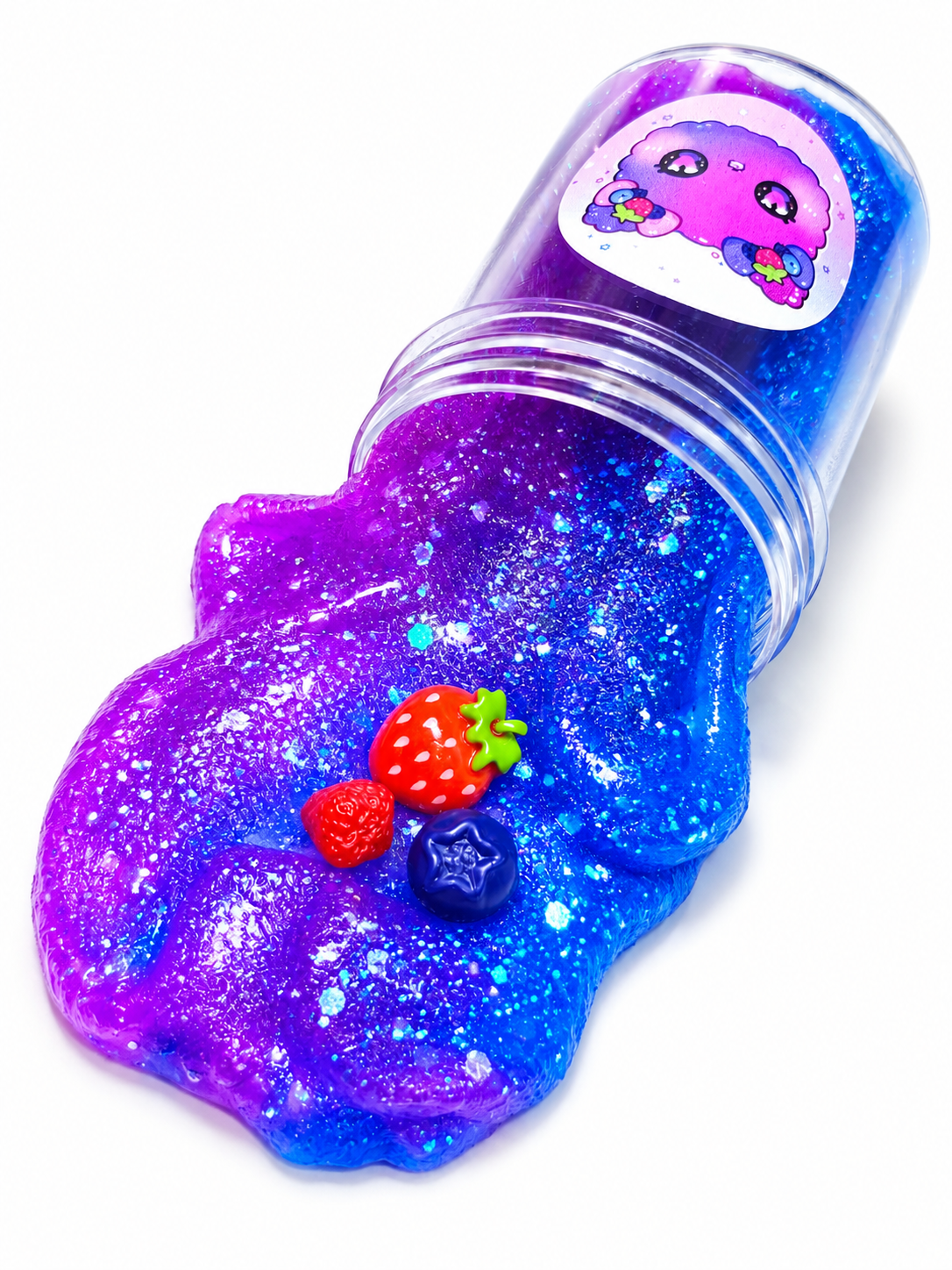 Beary Bliss Slime – Jelly Slime with Charms Mixed Berry Scented