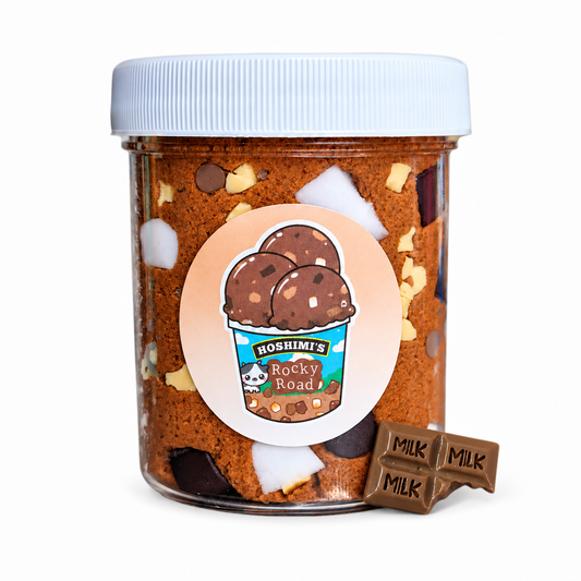 Rocky Road – Handmade Chocolate Marshmallow Scented Cloud Cream Slime