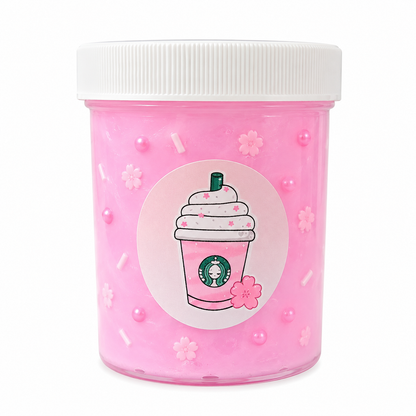 Sakura Cherry Blossom Avalanche Slime – Clear Slime & Charm