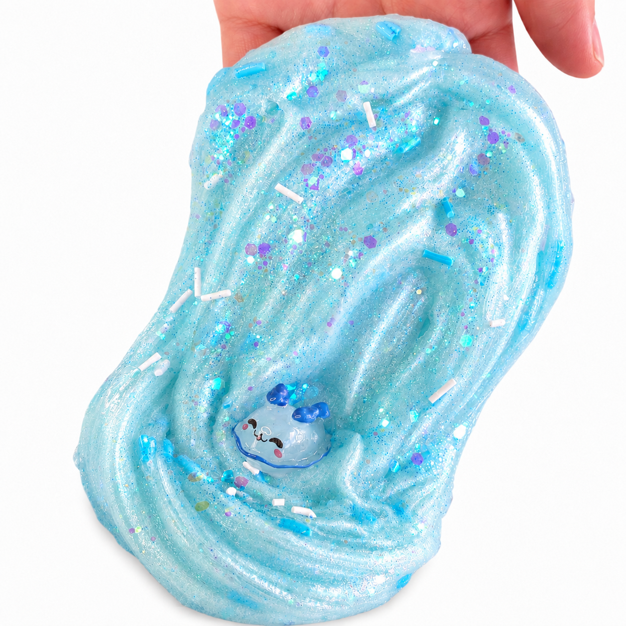Sea Slug Slime –  Scented Jelly Slime with Pearl Pigment & Charm