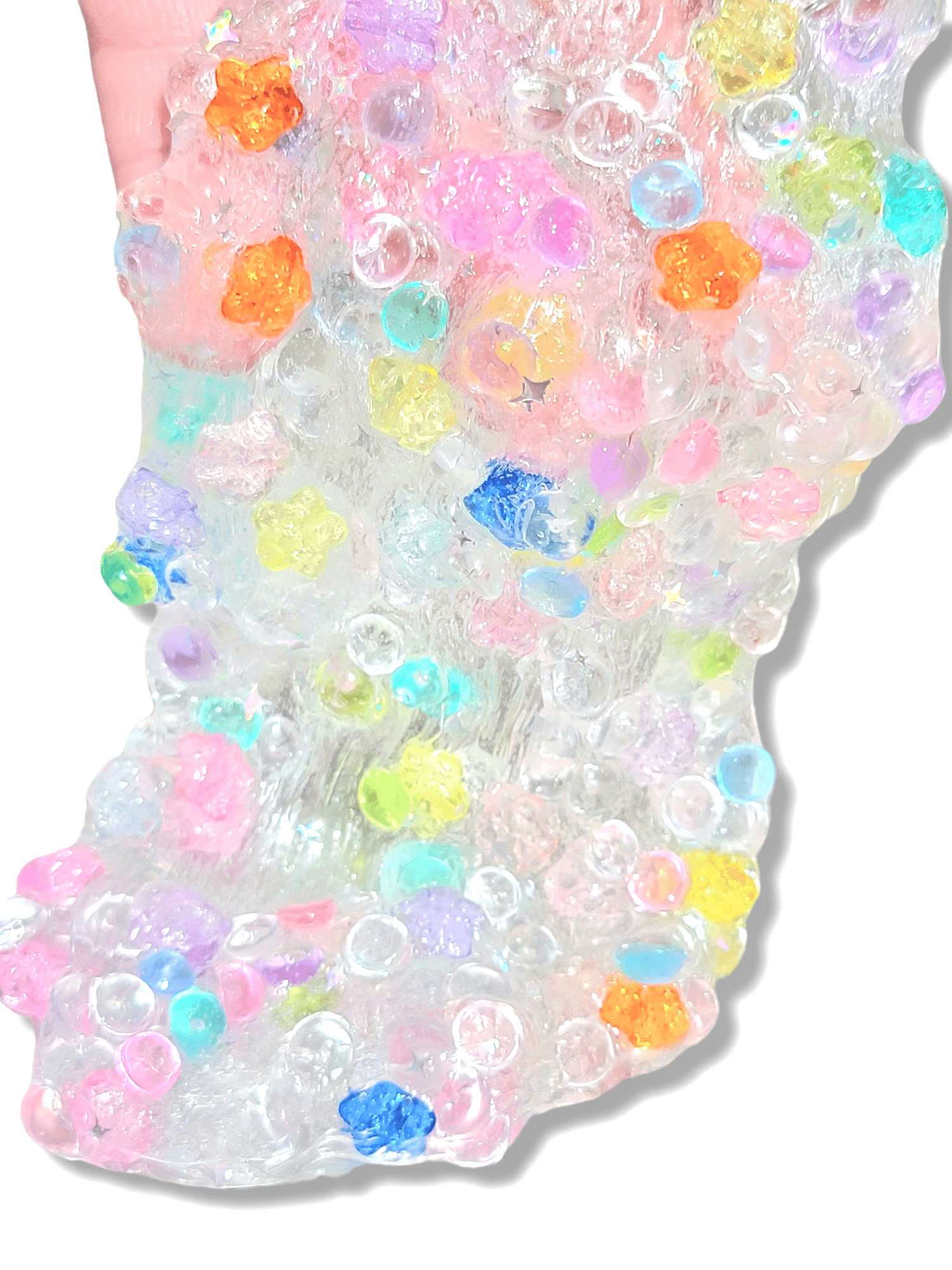 Shooting Stars Crunchy Handmade Scented Clear Slime Slime by Hoshimi Slimes LLC | Hoshimi Slimes LLC