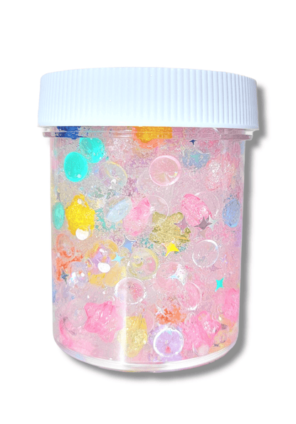 Shooting Stars Crunchy Handmade Scented Clear Slime Slime by Hoshimi Slimes LLC | Hoshimi Slimes LLC