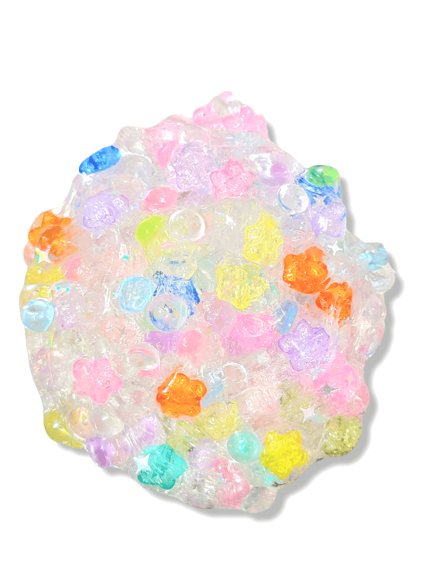 Shooting Stars Crunchy Handmade Scented Clear Slime 8oz Slime by Hoshimi Slimes LLC | Hoshimi Slimes LLC