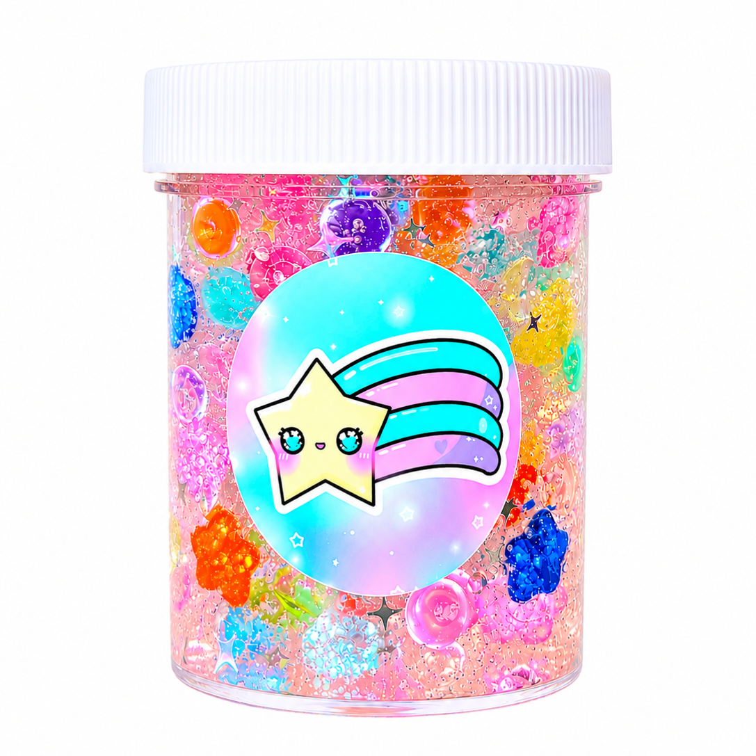Shooting Stars Slime – Crunchy Clear Slime Unscented