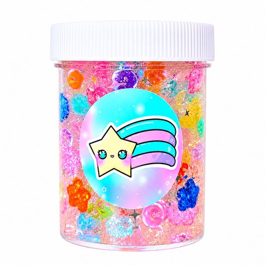 Shooting Stars Slime – Crunchy Clear Slime Unscented